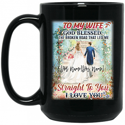15 oz. Black Mug