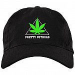Pretty Pothead Twill Cap - High-Profile Snapback Hat - Trucker Hat - Knit Cap
