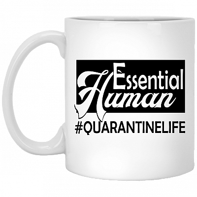 Essential Human Quarantinelife Ceramic Coffee Mug  - Water Bottle - Color Changing Mug