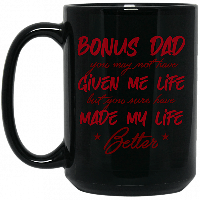 15 oz. Black Mug