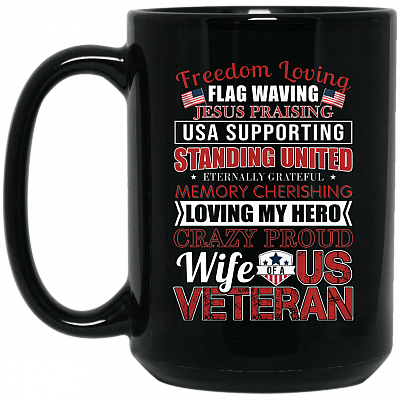 15 oz. Black Mug