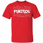 Funny Fukitol T-Shirt, Red, Unisex T-Shirt