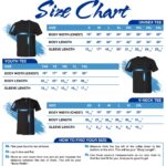 Custom Apparel T-Shirt Size Chart