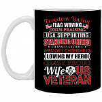 Freedom Loving - Flag Waving - Jesus Praising Ceramic Coffee Mug - Water Bottle - Color Changing Mug
