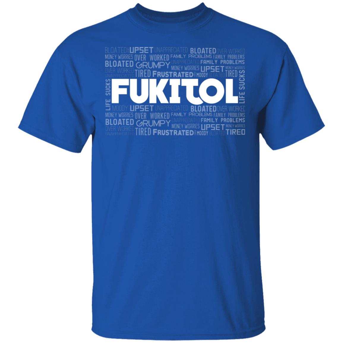 Funny Fukitol T-Shirt, Royal, Unisex T-Shirt