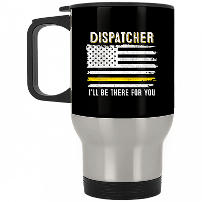 14 oz. Silver Travel Mug