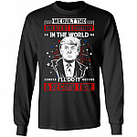 We Built The Greatest Economy In The World I'll Do It A Second Time Trump Hoodie - Sweatshirt - Long Sleeve, Black, Long Sleeve