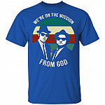 We're On The Mission from God T-Shirt - Vintage Shirt, Royal, Unisex T-Shirt