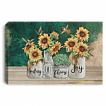 Today I Choose Joy Gallery Wrapped Framed Canvas Prints - Unframed Poster - Home Decor Wall Art