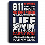 911 Respondin' Ambulance Drivin' Nurse Gift Gallery Wrapped Framed Canvas Prints - Unframed Poster