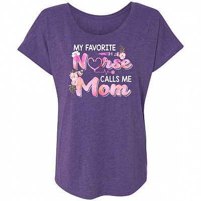 Ladies Triblend Dolman Sleeve