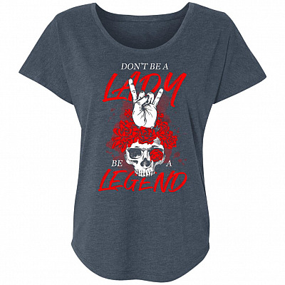 Ladies Triblend Dolman Sleeve