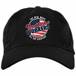 Healthcare Workers The Real MVPs Twill Cap - Nurse Appreciation Gifts High Profile Snapback Hat - Trucker Hat, Black, Brushed Twill Dad Cap