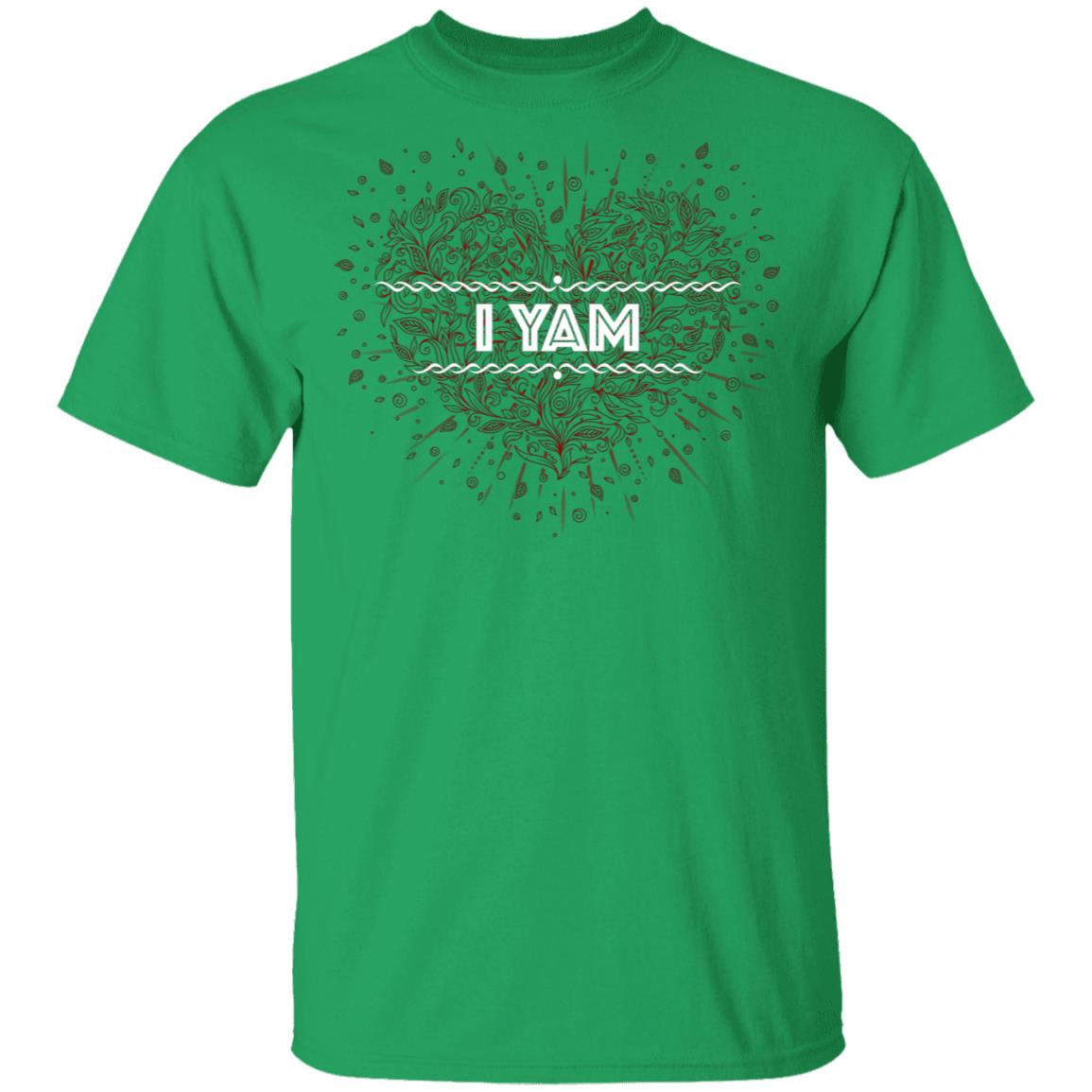 I Yam Couples - She's My Sweet Potato T-Shirt - Love You Forever Tee, Irish Green, Unisex T-Shirt
