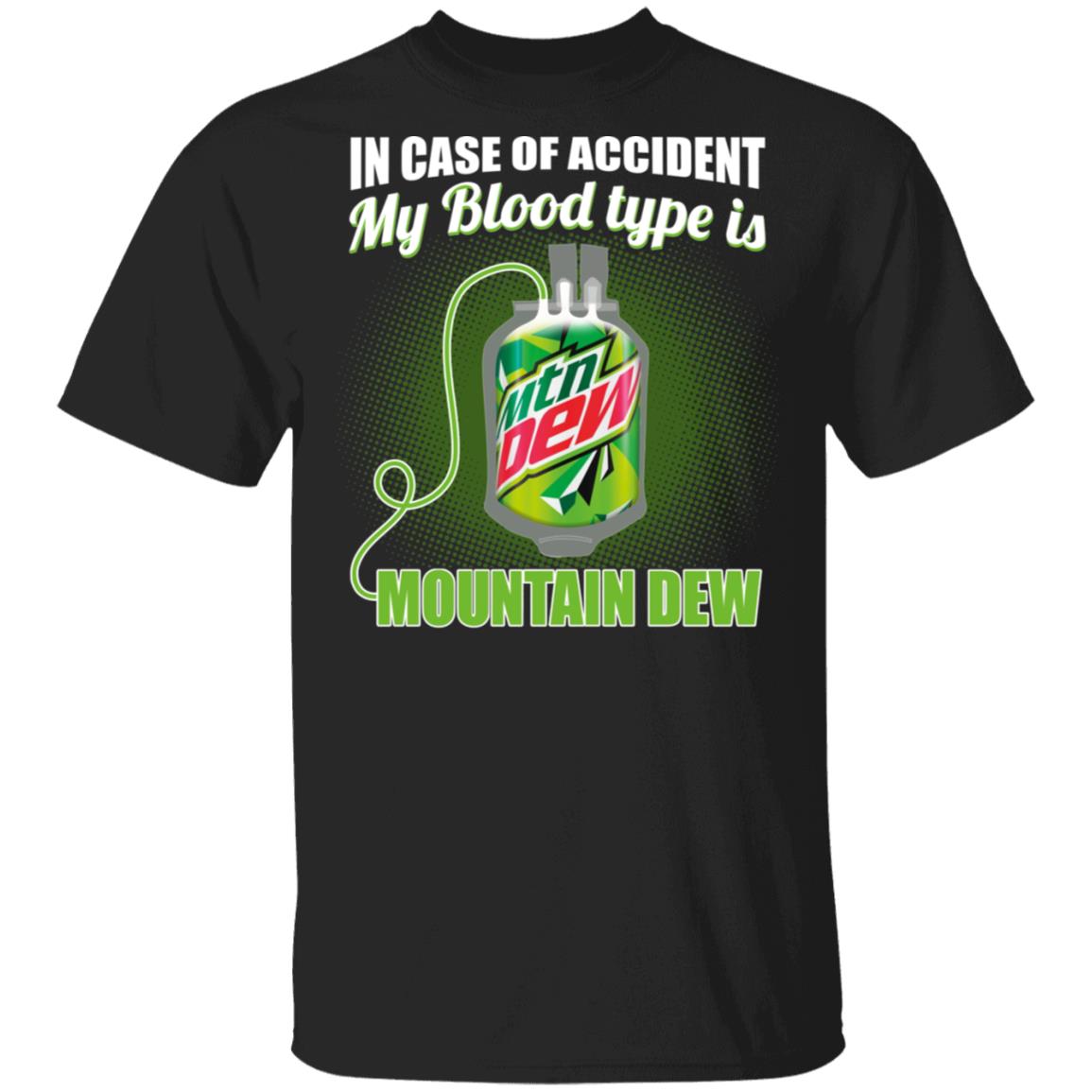 in Case of Accident My Blood Type is Mountain New T-Shirt, Black, Unisex T-Shirt in Case of Accident My Blood Type is Mountain New T-Shirt, Black, Unisex T-Shirt