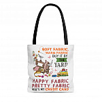 Soft Fabric Warm Fabric Buy It By The Yard Here's My Credit-Card All Over Print Tote Bag - Shoulder Bag