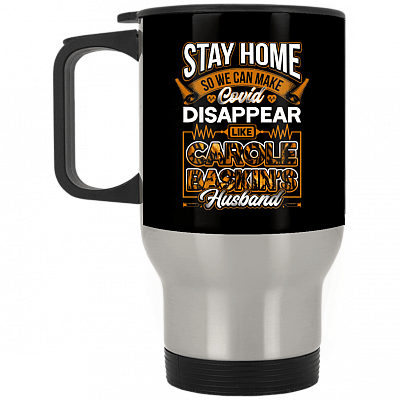 14 oz. Silver Travel Mug