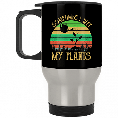 14 oz. Silver Travel Mug