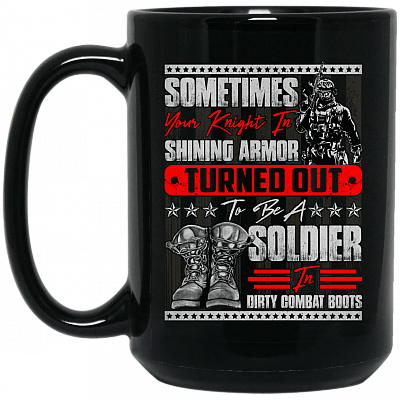 15 oz. Black Mug
