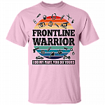 Frontline Warrior - I Do My Parts - You Do Yours T-Shirt - V Neck, Light Pink, Unisex T-Shirt