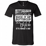 Zen As Fuck Funny Skeleton Vintage Design T-Shirt - V-Neck Shirt, Black, V-Neck T-Shirt Zen As Fuck Funny Skeleton Vintage Design T-Shirt - V-Neck Shirt, Black, V-Neck T-Shirt