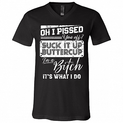 Zen As Fuck Funny Skeleton Vintage Design T-Shirt - V-Neck Shirt, Black, V-Neck T-Shirt