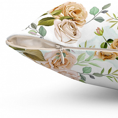 Alternative view of So Very Thankful Incredibly Grateful Unbelievably Blessed Floral Throw Pillow - Decorative Pillow