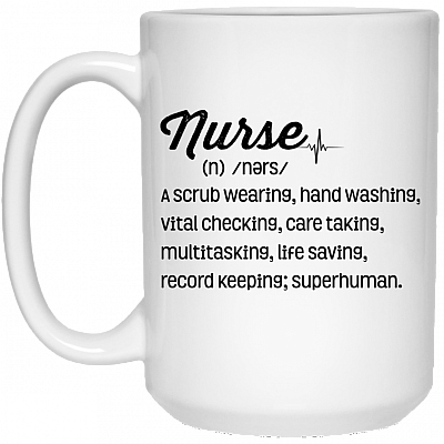 15 oz. White Mug