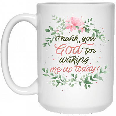 15 oz. White Mug