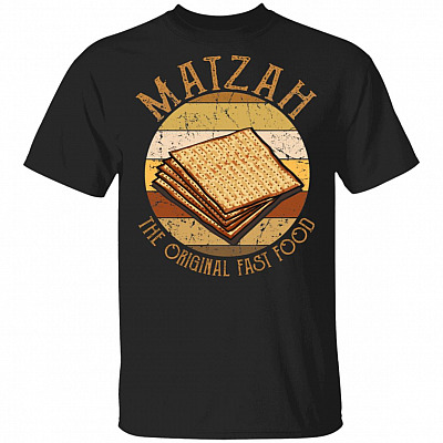 Matzah The Original Fast Food Happy Pesach Passover T-Shirt