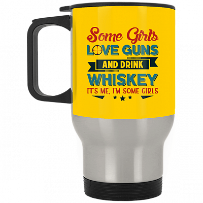 14 oz. Silver Travel Mug