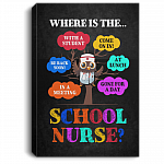 School Nurse Office Wrapped Framed Canvas - Unframed Poster - Prints School Office Decor Wall Art