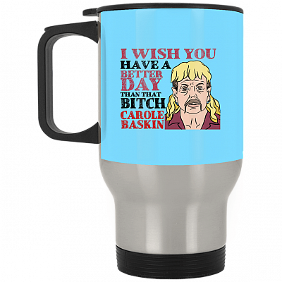 14 oz. Silver Travel Mug