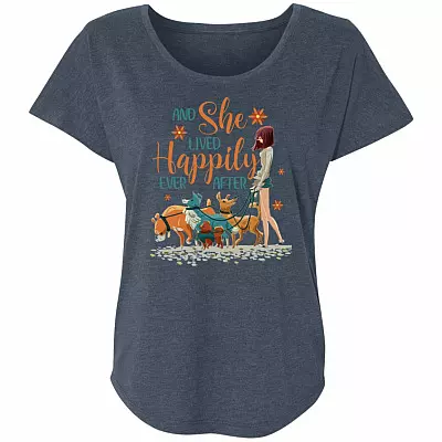 Ladies Triblend Dolman Sleeve