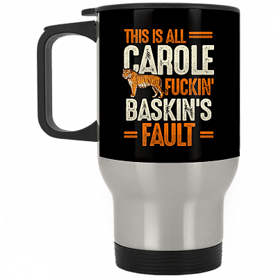 14 oz. Silver Travel Mug
