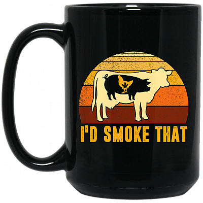 15 oz. Black Mug