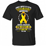 Once Upon A Time There was A Warrior Who Kicked Spina Bifida's Ass It was Me The End T-Shirt - Spina Bifida Awareness Shirts, Black, Unisex T-Shirt