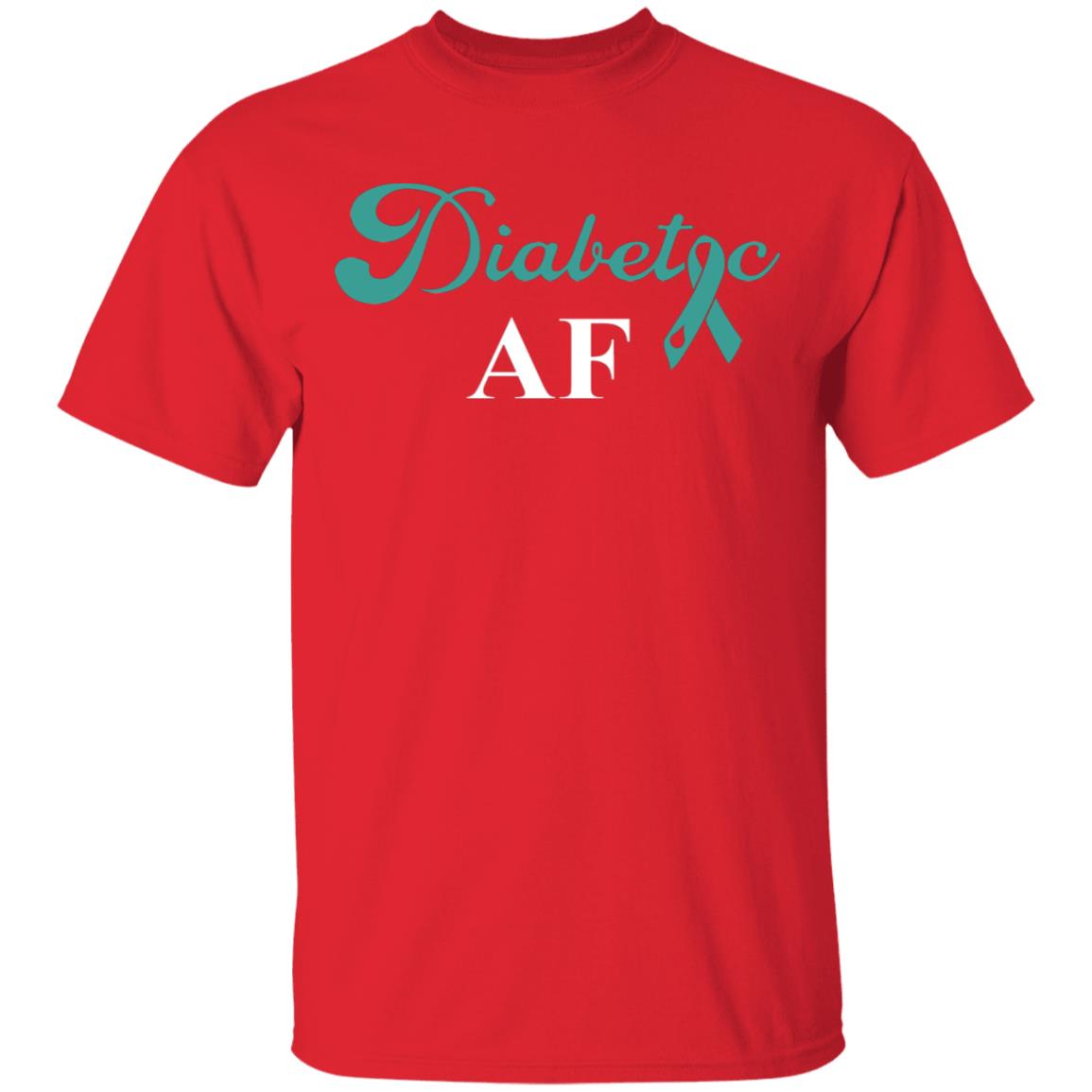 Diabetic AF Diabetes Awareness T-Shirt, Red, Unisex T-Shirt Diabetic AF Diabetes Awareness T-Shirt, Red, Unisex T-Shirt
