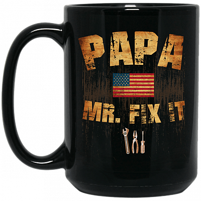 15 oz. Black Mug