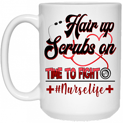 15 oz. White Mug
