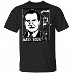 Wash Your Richard Nixon Hand Mixer - Funny T-Shirt, Black, Unisex T-Shirt