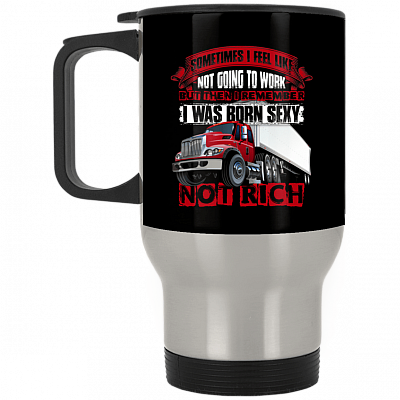 14 oz. Silver Travel Mug