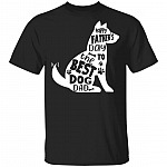 Happy Father's Day to the Best Dog Dad T-Shirt, Black, Unisex T-Shirt Happy Father's Day to the Best Dog Dad T-Shirt, Black, Unisex T-Shirt