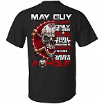 May Guy I've Only Met About 3 or 4 People - I'm Just an Ashole Print on Back Only - Plain Front T-Shirt, Black, Unisex T-Shirt