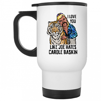 14 oz. White Travel Mug