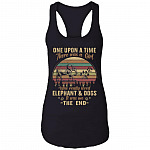 Once Upon A Time There Was A Girl Who Loved Elephants And Dogs Tank Top - Funny Elephants Dogs Saying Shirt, Black, Ladies Racerback Tank Once Upon A Time There Was A Girl Who Loved Elephants And Dogs Tank Top - Funny Elephants Dogs Saying Shirt, Black, Ladies Racerback Tank