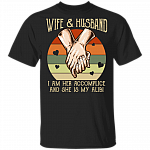 Wife And Husband I Am Her Accomplice And She Is My Alibi T-Shirt - Funny Husband Wife Shirt, Black, Unisex T-Shirt
