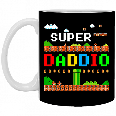 Mug Template (Official), Black, 11 oz. White Mug