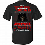 I Don't Have A Stepdaughter I Have A Freaking Awesome Daughter Print On Back T-Shirt - Stepdad Gift from Daughter, Black, Unisex T-Shirt