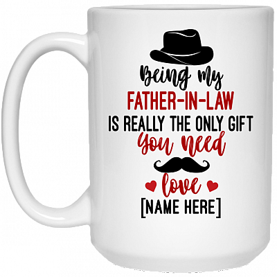 15 oz. White Mug